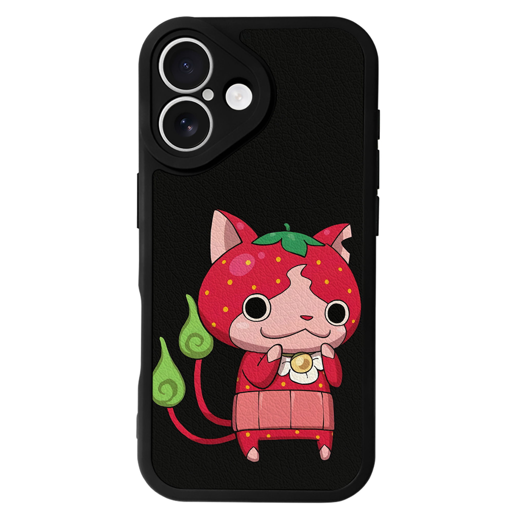 （画像用） 妖怪ウォッチ Yo-kai Watch 【iPhone 16シリーズ対応】シリコンスマホケース（レザー調） 材質：シリコン